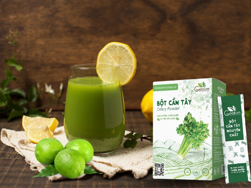 Bột cần tây bao nhiêu calo