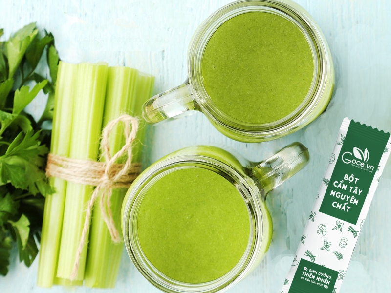 uống bột cần tây bao lâu thì giảm cân